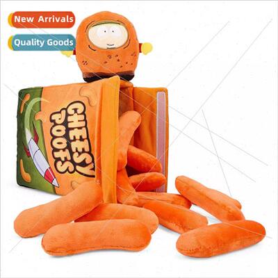New  Park Cheesy Poofs Plush  Park Interactive Doll Figurine