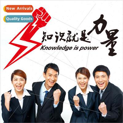 Removable wall stickers knowledge is power office company wa