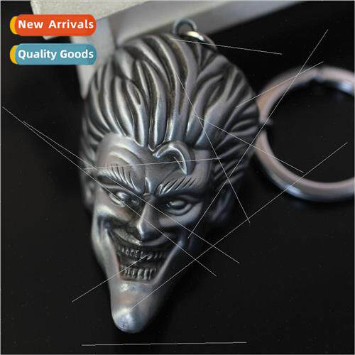 Batman villain joker sphinx head three-dimensional keychain