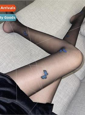 New white pure desire wind jk loli stockings fairy blue butt