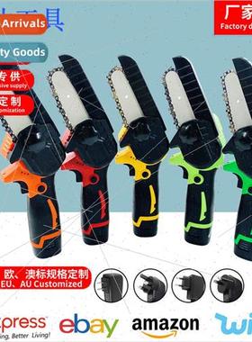 Mini handheld single hand saw 4 inch electric chain saw lith