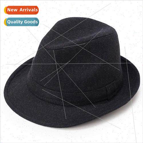 Middle-aged bowler hat mens fall and winter mens middle-aged