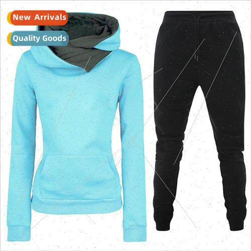 Autumn and Winter Thickened Fleece Casual Sportswear Solid C