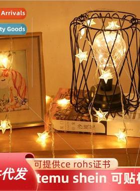 LED solar star lights string flashing lights full of stars i