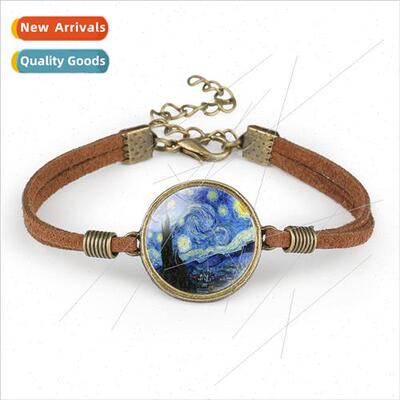 Van Gogh Sunflower Starry ght Da Vinci Mona sa Time Gemstone