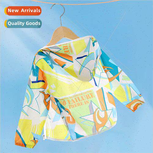 Childrens sunscreen clothing summer thin breathable baby boy