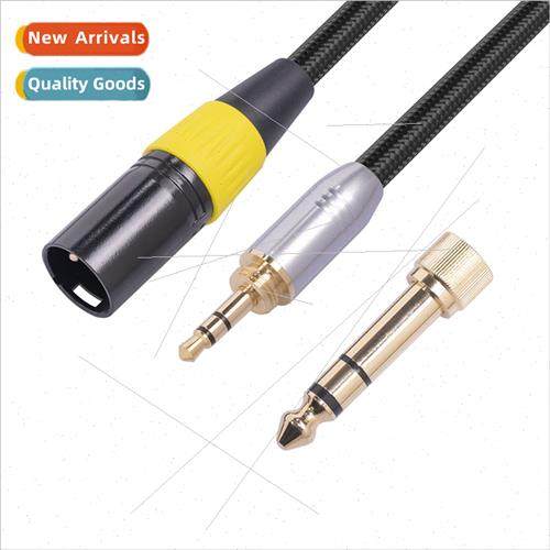 New external threaded 3.5MM male to XLR 3pin ca male sound c