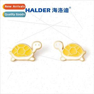long life small turtle alloy badge birthday couple wedding b