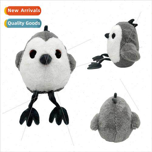 New piper plush gray little penguin doll plush toy figurine