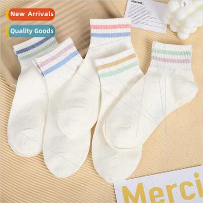 Socks womens summer thin breathable short socks Rokou two ba