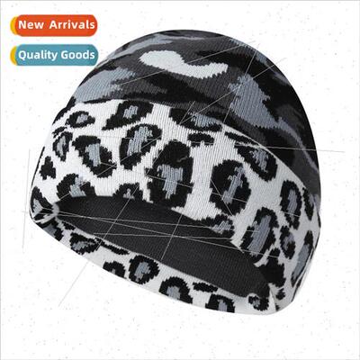 2021 leopard print wool cap men and women couples  fall and