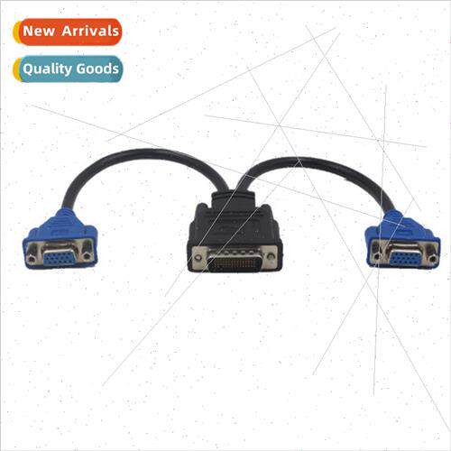 DMS59 pin to dual vga adapter cable graphics card DVI one po