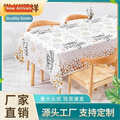Disposable Party Tablecloths Happy New Year Decoration Water