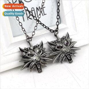 original wolf head The vintage necklace witcher