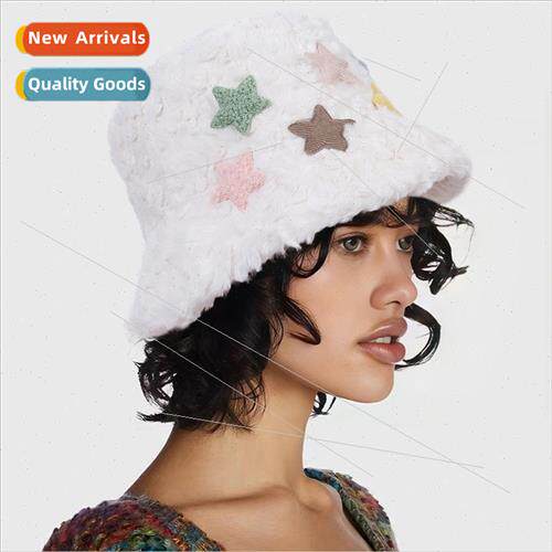 Cute star plush warm fall and winter hundred with fisherman