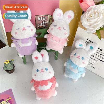 Dull cute cartoon love good rabbit pendant plush doll small