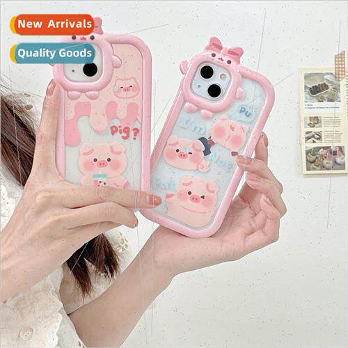 Little Monster Lens Cute Piggy 适用 iphone13Promax Phone Cas