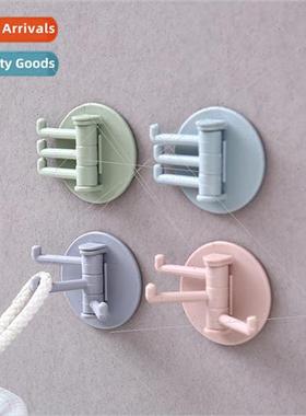 Triple Hooks Powerful Towel Hooks Non-Tracking Swivel Hooks