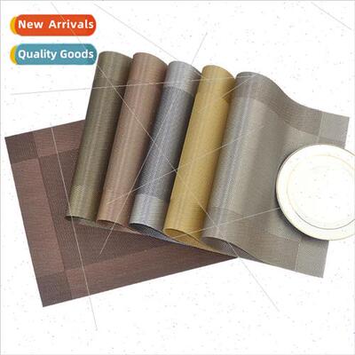 Western food placemats PVC -slip heat  anti-scald table mats