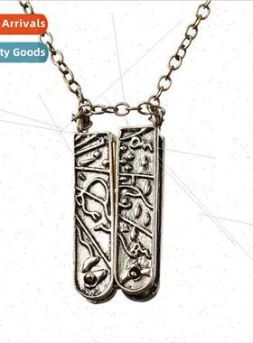 GRIMM Green Key Necklace Opens Key Box Pendant Jewelry