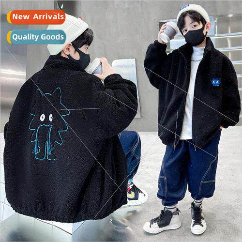 Childrens clothing boys winter padded thickened jacket 2023