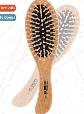 curved handle oval plate airbag comb massage hair salon hair