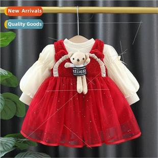 2760 fall and winter clothing girls padded princess skirt 20