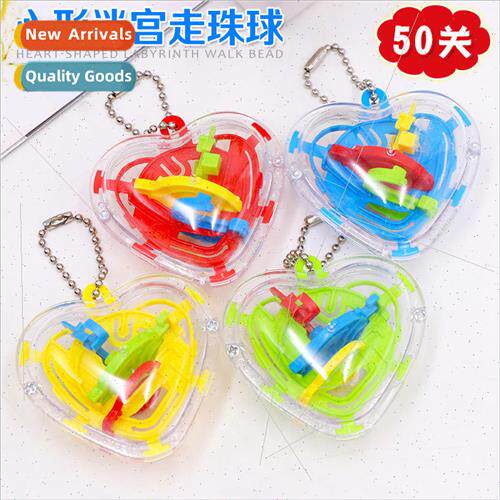 Love-shaped three-dimensional maze ball 50 off with a key ch