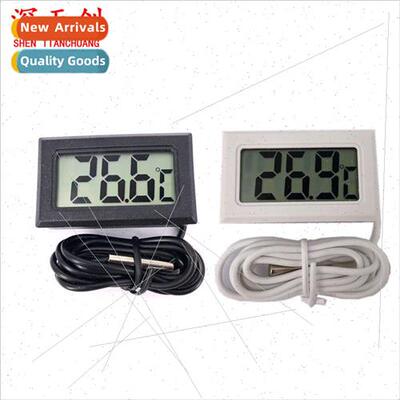 Mini embedded electronic digital thermometer fish tank refri