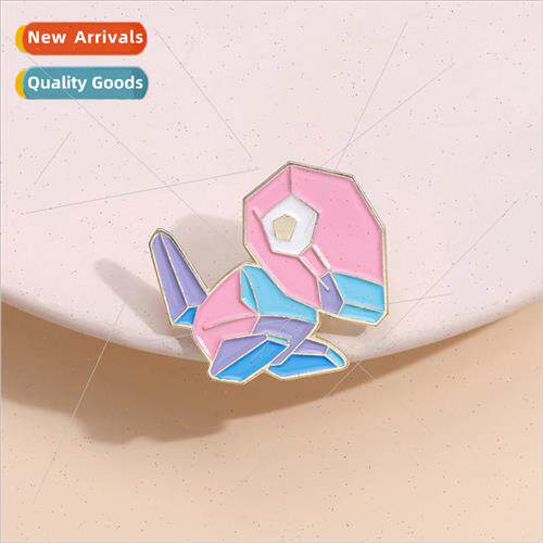 Japan and Korea  anime  brooch tangram creative geometric co