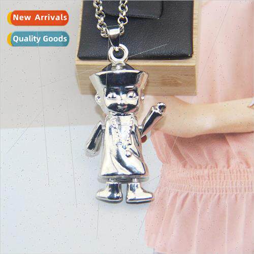 hip hop zombie kid necklace hands and feet movable men and w
