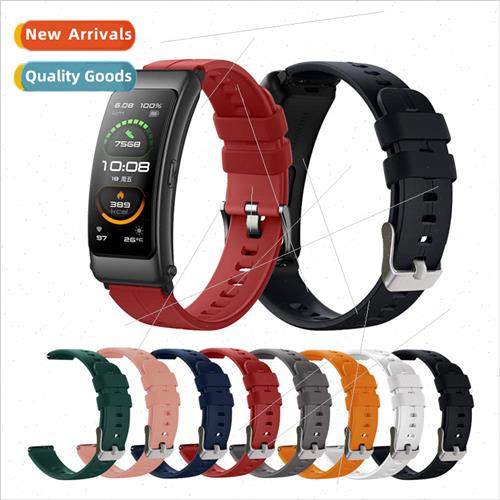 适用 Huawei B6 bracelet silicone strap 16mm eight colors lar