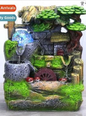 Waterwheel wigwam aquascape pond fish tank feng shui wheel f