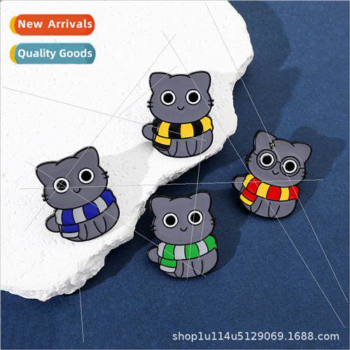 Movie  eyes kitten brooch magic cat cartoon scarf kitten cre