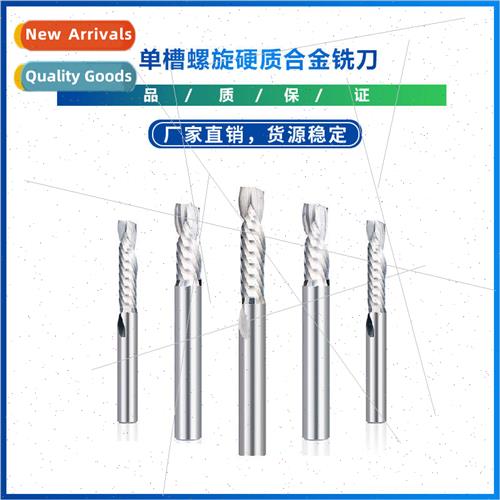 New ngle Flute Spiral Carbide Milling Cutter Compressed Wood