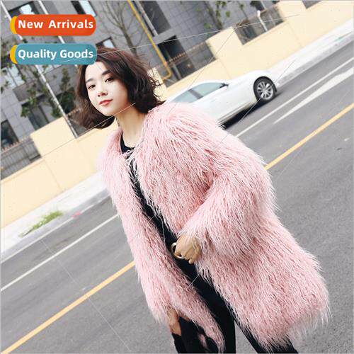 2018 fall and winter new Korean  of imitation fur fur short