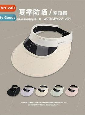 Hat hollow top hat summer full face sun hat UV sun hat outdo