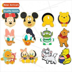 Duck Thr Mickey Pooh the Winnie Donald and Mouse Badge Metal