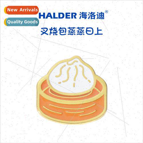 Barbecued pork buns steamed cute steamed buns metal accessor