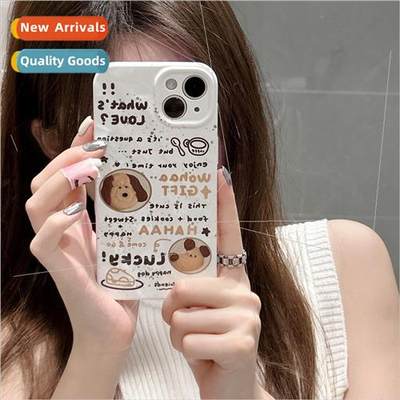 New English dog 适用 Apple 14/13ProMax phone case iPhone 12/