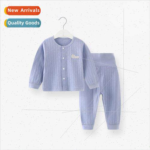 Female baby fall coat and pants set cotton baby clothes boys