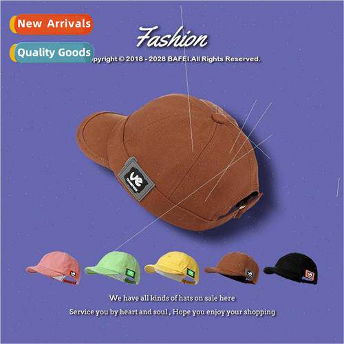 2022 new hat niche labeling short-brimmed duck tongue cap me