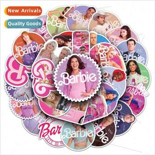 50 Barbie Barbie real movie handbook stickers cute girl hear