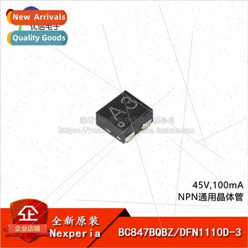 Genuine BC847BQBZ DFN1110D-3 45V 100mA NPN General Purpose T