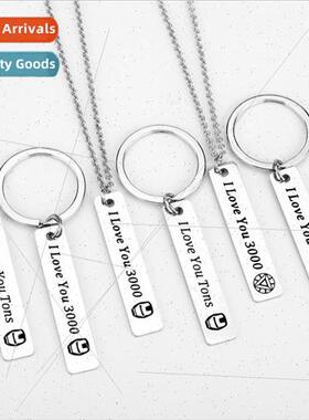 Jewelry Avengers 4 Iron Man I love you 3000 Stainless Steel