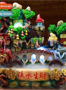 The new rockery water fountain inviting wealth floor ornamen