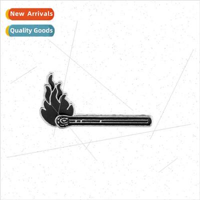 Clothing Accessories Creative Cartoon Match Brooch Metal Bad