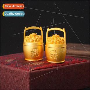 bucket gold Pure rivers ornament and brass