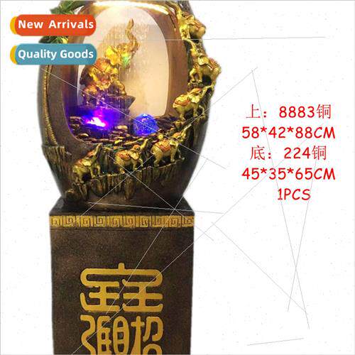 Golden wigwam flowing water ornaments fountain living room i
