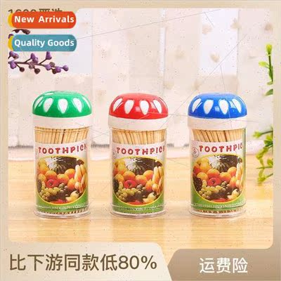 Household vase toothpicks snowflake transparent cylinder bam